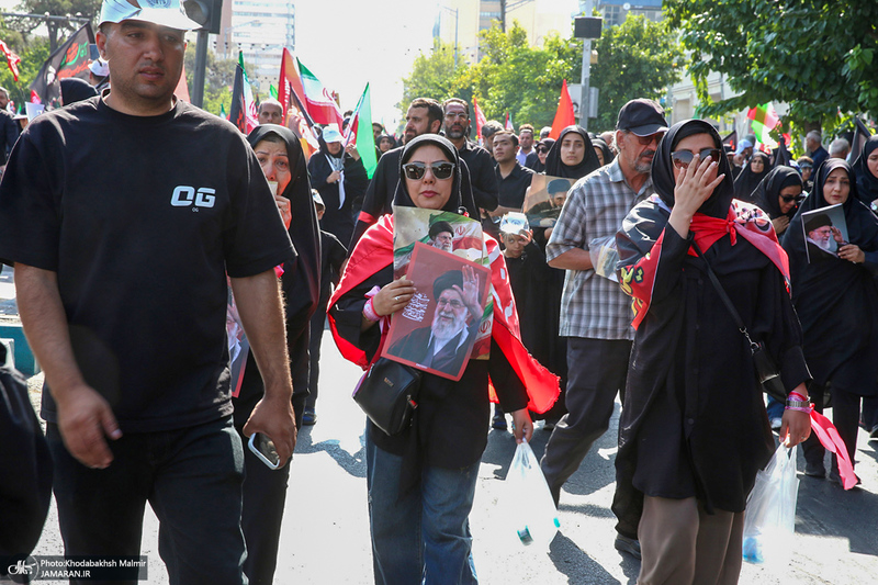 مراسم تشییع پیکر مطهر رهبر شهید انقلاب در تهران -5
