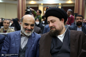 دیدار رییس و کارکنان صدا سیما با سیدحسن خمینی