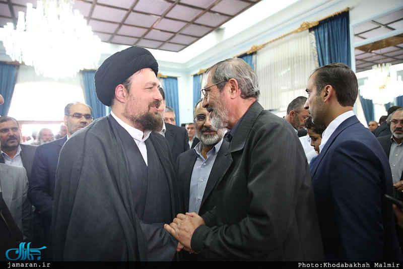 دیدار اعضای ستاد مرکزی برزگداشت حضرت امام خمینی(س) با سید حسن خمینی