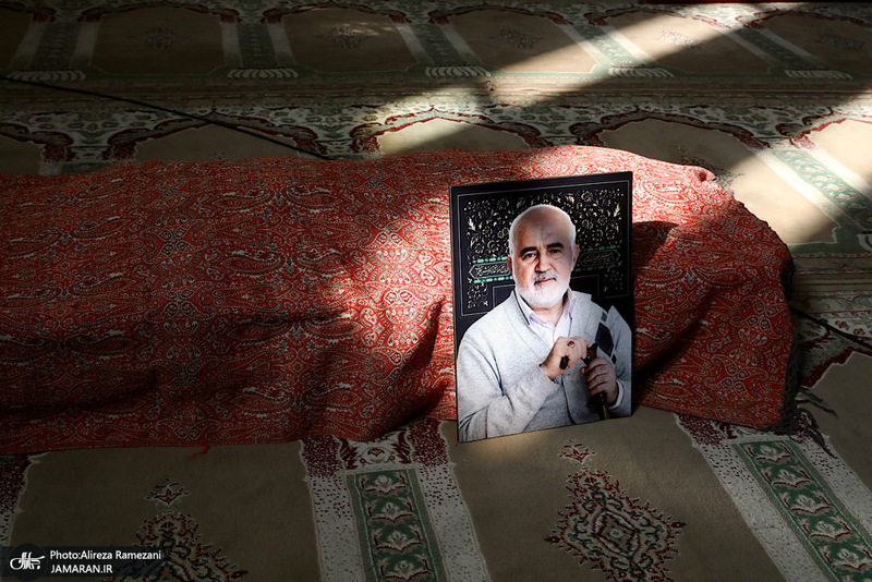 مراسم تشييع پيكر احمد توكلى