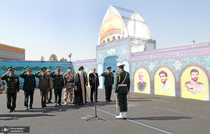 مراسم مشترک دانش‌آموختگی دانشجویان دانشگاه‌های افسری نیروهای مسلح با حضور رهبر معظم انقلاب