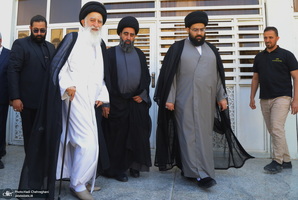 مراسم افتتاح حسینیه آیت الله العظمی بروجردی (ره) در شهر سامرا