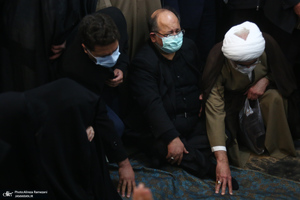 مراسم تشییع و خاکسپاری پیکر آیت الله ری شهری (ره) در حرم حضرت عبدالعظیم حسنی (ع)