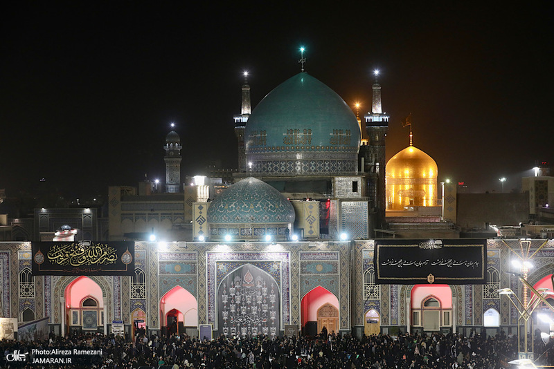 مراسم خطبه خوانی شب شهادت امام رضا (ع)