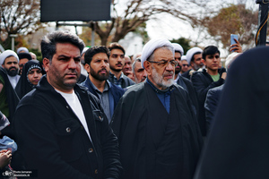 حضور سیدعلی خمینی در 22 بهمن 1404 قم