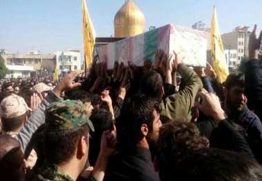 پیکر شهید مدافع حرم در پاکدشت تشییع و به خاک سپرده شد