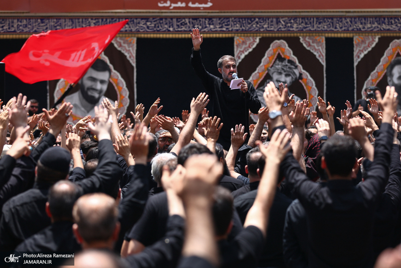 مراسم عزاداری روز تاسوعای حسینی (ع) در امام زاده صالح (ع)