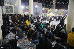 مراسم عزاداری شهادت حضرت فاطمه زهرا (س) در مسجد اعظم قم‎