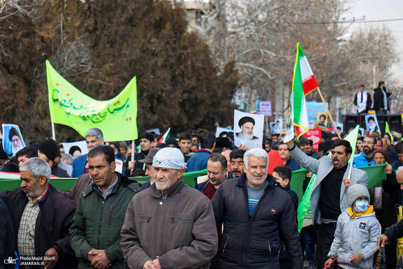 راهپیمایی باشکوه 22 بهمن در خمین