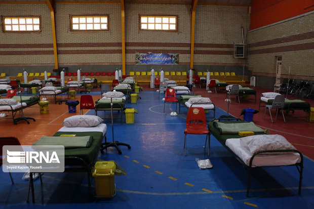 پذیرش ۵۱ بیمار کرونایی در نقاهتگاه هلال احمر قزوین