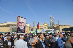 راهپیمایی باشکوه روز قدس در قم -2