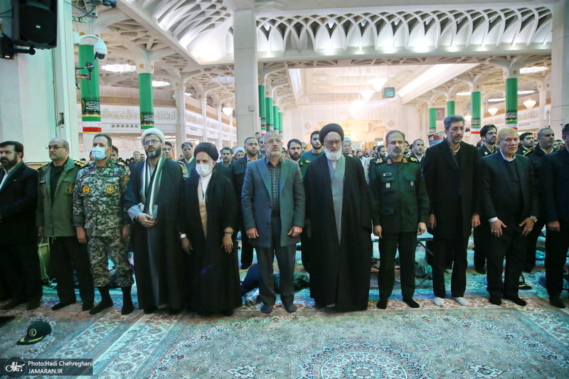 مراسم بزرگداشت 12 بهمن و گلباران بیت امام خمینی(س) در قم