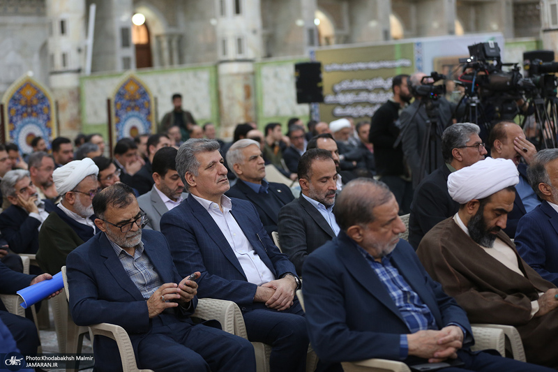 مراسم تجدید میثاق رئیس و نمایندگان مجلس شورای اسلامی با آرمان های امام خمینی (س)