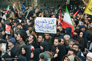  حضور میلیون ها تهرانی در تشییع پیکر مطهر سردار قاسم سلیمانی - 10 