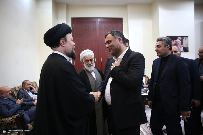 حاشیه دیدار نمایندگان مجلس با سید حسن خمینی