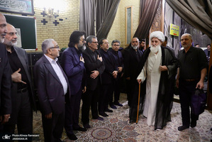 مراسم ختم همسر آیت الله سید علی سیستانی