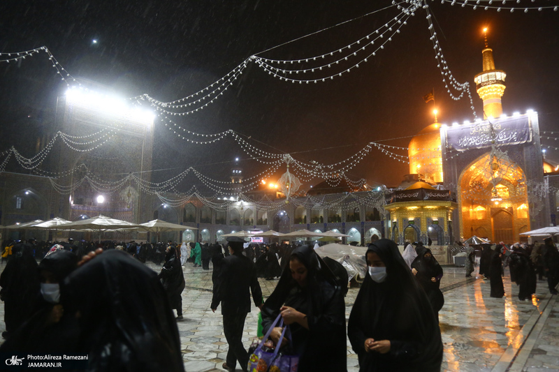 مراسم احیای شب بیست و یکم ماه رمضان در حرم مطهر امام رضا (ع)