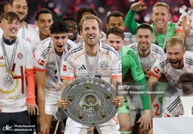گزارش تصویری| جشن قهرمانی بایرن مونیخ در بوندسلیگا