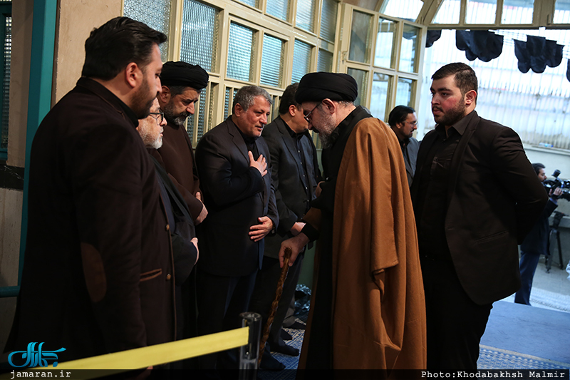 مراسم وداع با پیکر آیت الله هاشمی رفسنجانی(ره) در حسینیه جماران-5