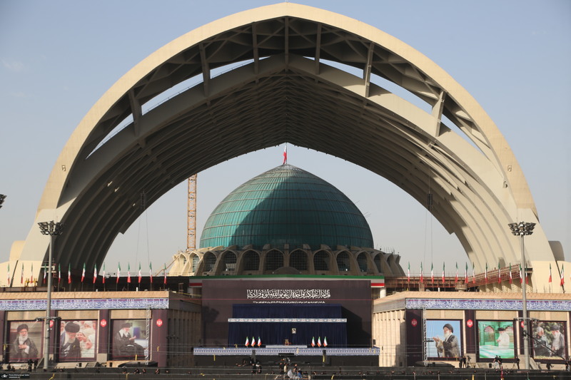 مراسم وداع رهبر شهید در مصلی امام خمینی