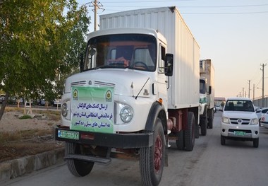 کمک‌های پلیس بوشهر به مناطق سیل زده ارسال شد