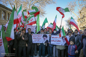 تجمع و راهپیمایی مردمی در اعتراض به آشوب های اخیر در استان 