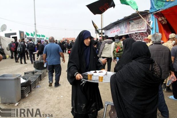 برپایی ۱۲۲ موکب آبادان در شلمچه آغاز شد