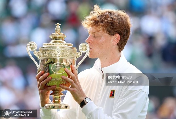 تاریخ سازی برای ایتالیا؛ سینر فاتح ویمبلدون ۲۰۲۵ شد+ عکس