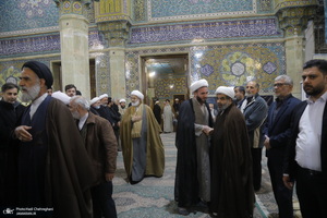 مراسم بزرگداشت آیت الله موسوی بجنوردی (ره) در قم - 1