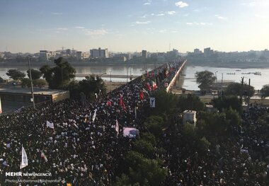 تشییع باشکوه پیکر مطهر شهید حاج قاسم سلیمانی در اهواز