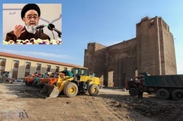 امام جمعه تبریز به داد ارک رسید  آل هاشم: آسیبی به اماکن تاریخی وارد نخواهد شد