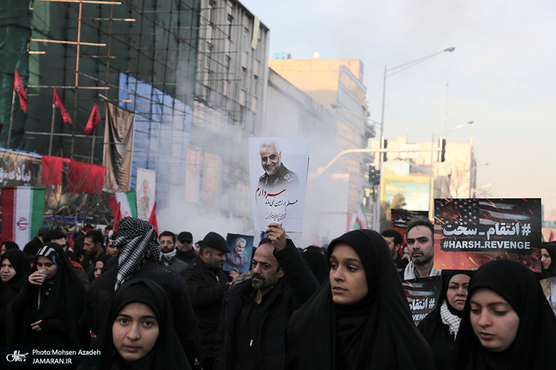 حضور میلیون ها تهرانی در تشییع پیکر مطهر سردار قاسم سلیمانی - 4