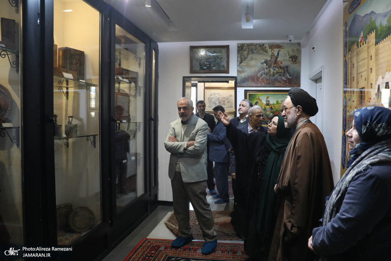 بازدید سید محمد خاتمی از موزه دکتر حسن حبیبی