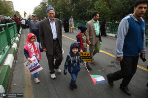 راهپیمایی مردم تهران در محکومیت جنایات رژیم صهیونیستی در فلسطین
