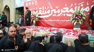 تشییع پیکر‌های ۸ شهید دلاور هوافضای سپاه و پدافند ارتش در قم