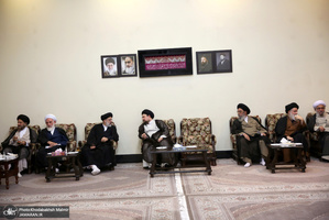 حاشیه تجدید میثاق هیأت رئیسه و اعضای مجلس خبرگان رهبری با آرمان های امام خمینی(س)