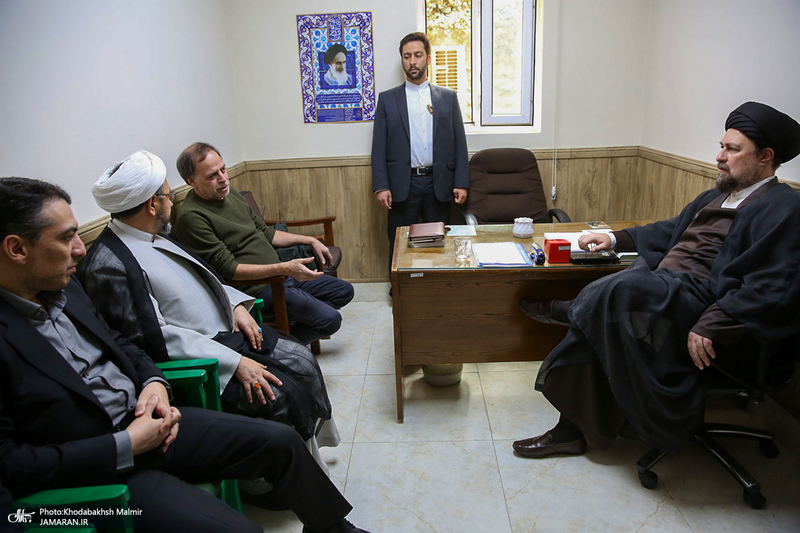بازدید سید حسن خمینی از موسسه تنظیم و نشر آثار امام خمینی (س)