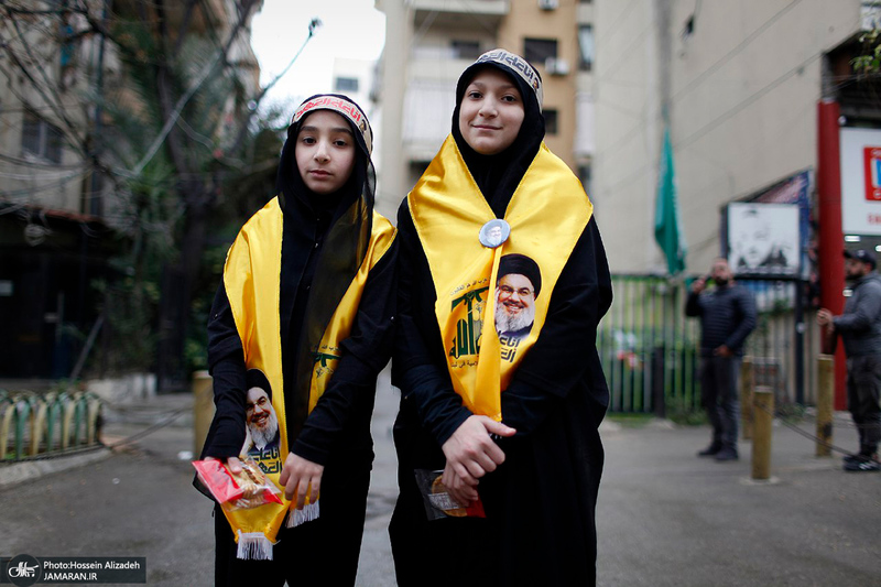 تصاویر اختصاصی جماران از حال و هوای بیروت یک روز مانده به تشییع شهید سید حسن نصرالله (ره)