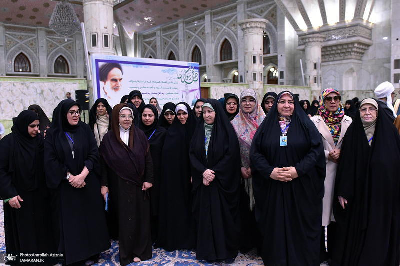 تجدید میثاق مهمانان سی و نهمین اجلاس وحدت اسلامی با آرمان‌های امام خمینی(س) -1