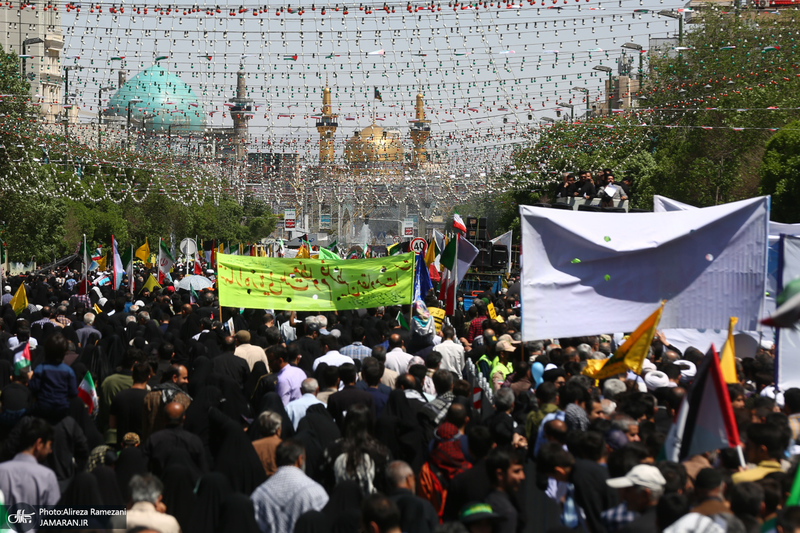 راهپیمایی با شکوه روز قدس در مشهد