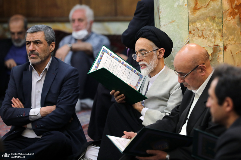 مراسم ترحیم مرحوم آیت الله نورالله شاه آبادی (ره) در تهران