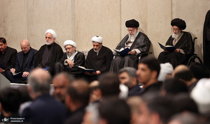 مراسم بزرگداشت رئیس‌جمهور شهید و همراهان گرامی ایشان با حضور رهبر انقلاب