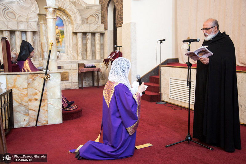 مراسم بزرگداشت امام خمینی(س) در کلیسای «سرکیس مقدس»