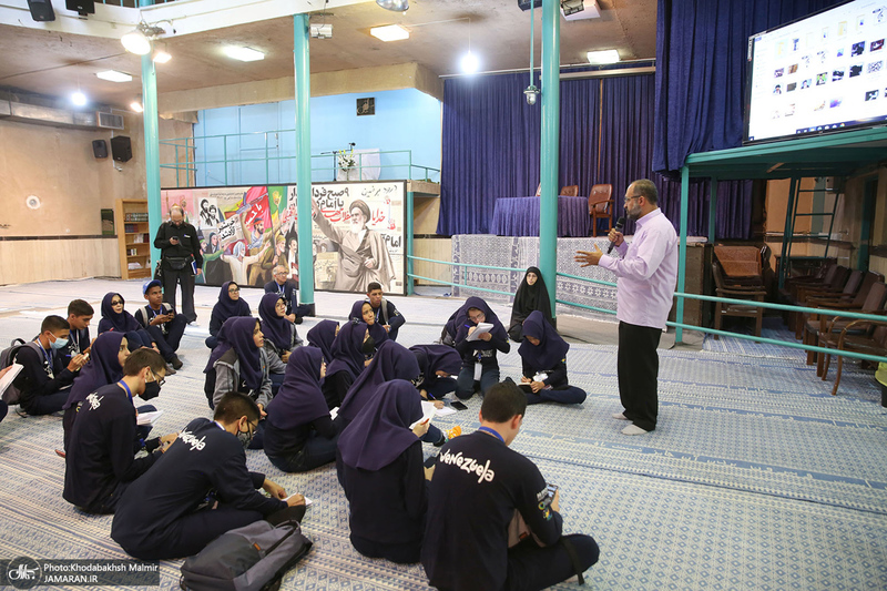 بازدید جمعی از دانش آموزان و معلمان کشور ونزوئلا‎‎ از جماران