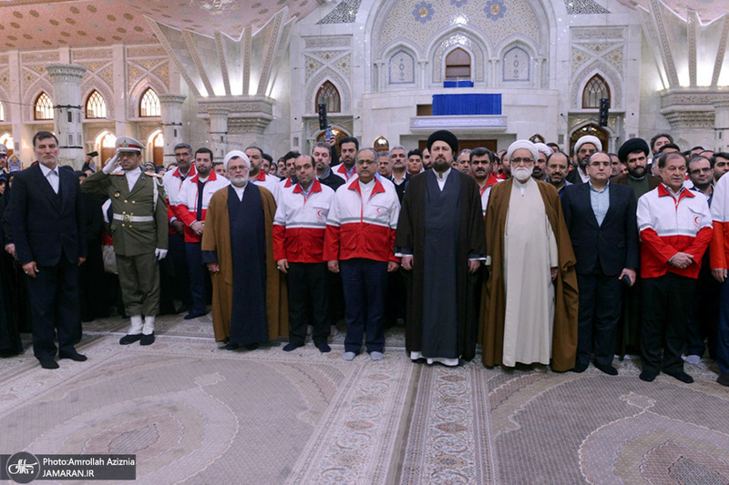 تجدید میثاق مدیران و کارکنان هلال احمر با آرمان های حضرت امام خمینی(س)