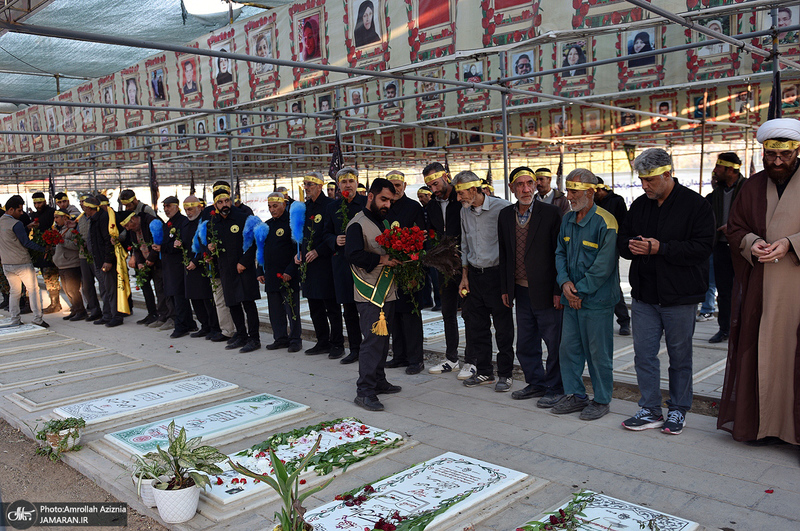 دسته عزاداری هیئت عاشقان ثارالله در حرم مطهر امام خمینی (س)