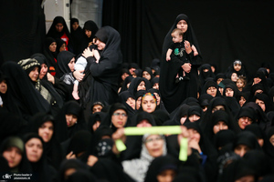 مراسم عزاداری شب تاسوعای حسینی در حسینیه امام خمینی