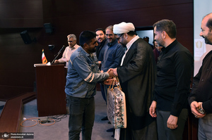 مراسم قدردانی از زحمات کارگران شهرداری حرم امام خمینی (س)