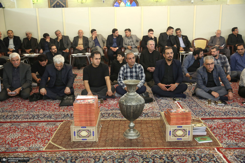 مراسم چهلمین روز درگذشت  همسر محسن مهر علیزاده