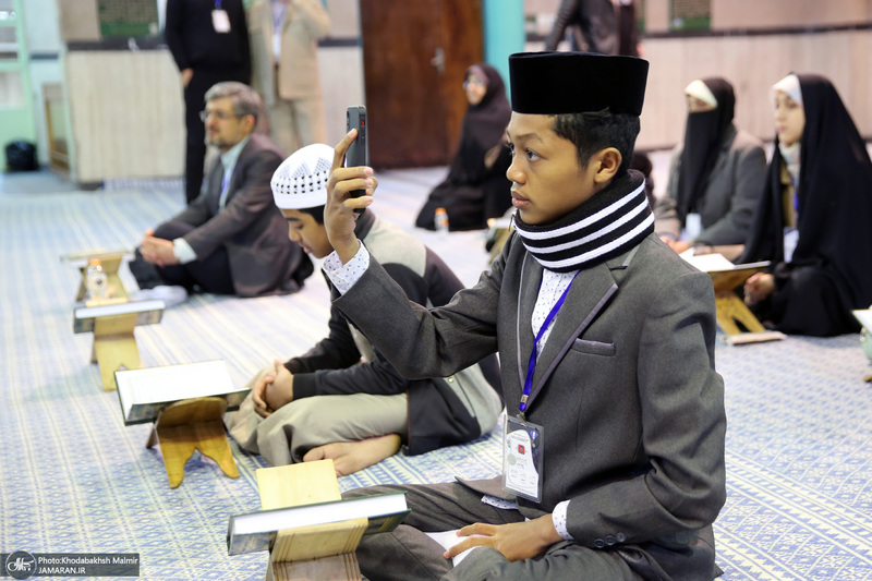 بازدید جمعی از دانش آموزان شرکت کننده هشتمین دوره مسابقات بین المللی دانش آموزی قرآن کریم از جماران